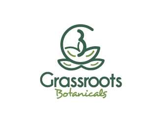 grassroots botanicals  logo design by Suvendu