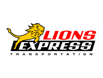 LIONS EXPRESS  logo design by madjuberkarya