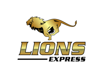 LIONS EXPRESS  logo design by Kruger