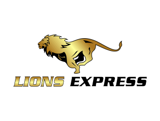 LIONS EXPRESS  logo design by Kruger