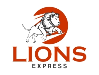 LIONS EXPRESS  logo design by mckris