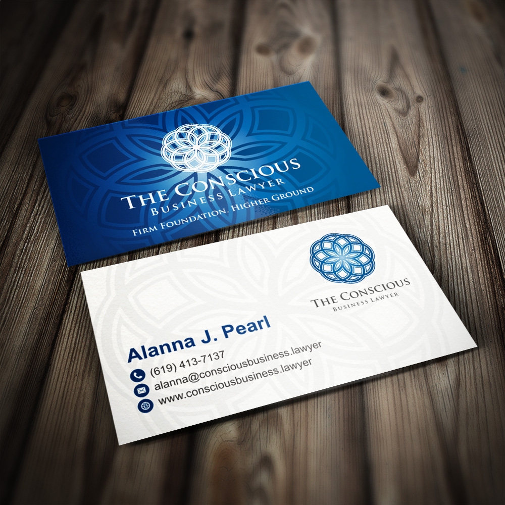 The Conscious Business Lawyer logo design by Kindo