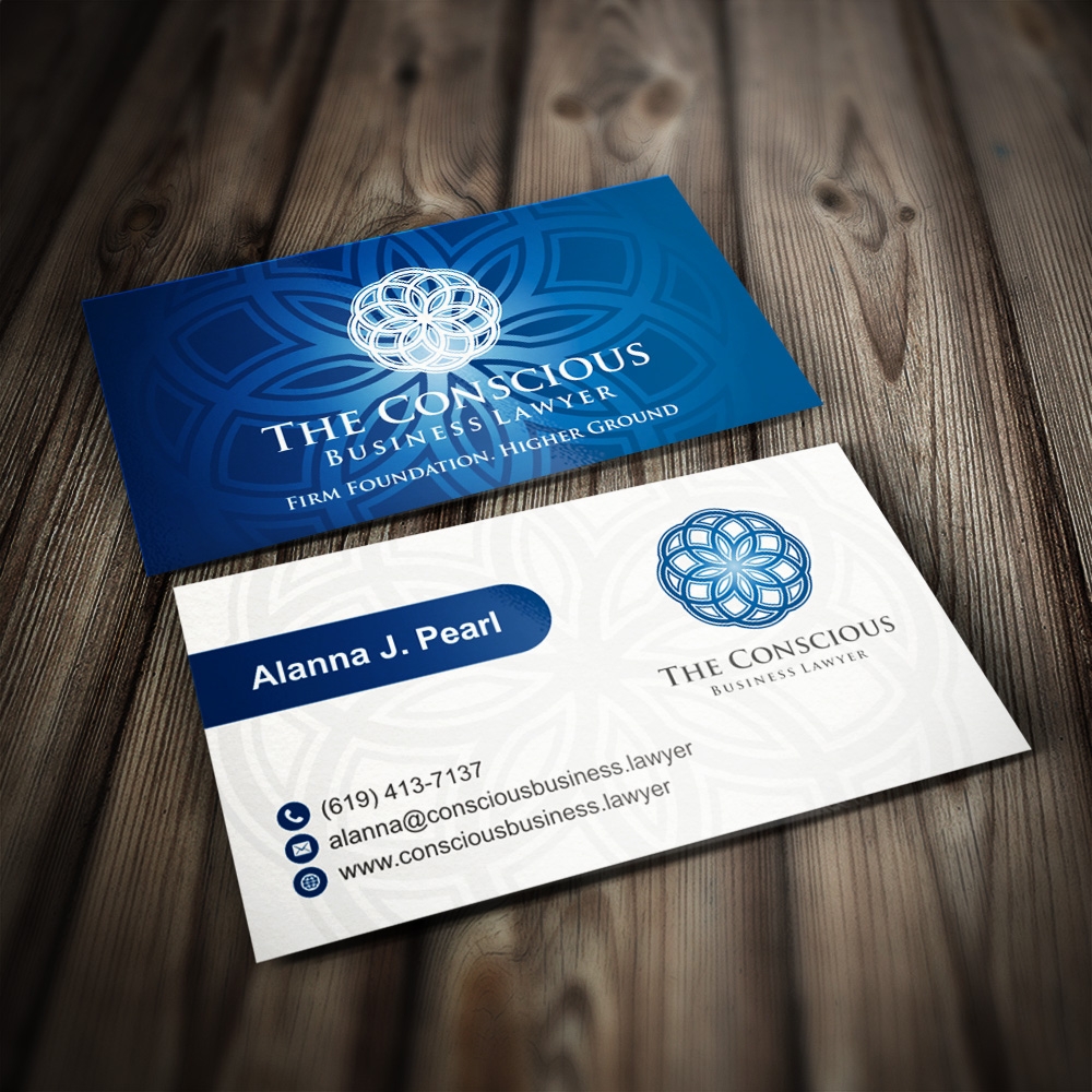 The Conscious Business Lawyer logo design by Kindo