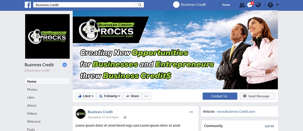 Business Credit Rocks  logo design by corneldesign77