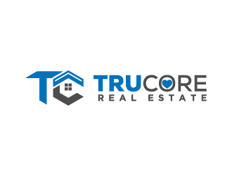 TruCore Real Estate logo design by pencilhand