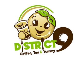 District 9 logo design by veron