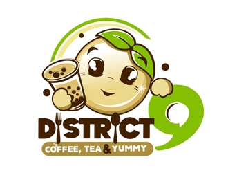 District 9 logo design by veron