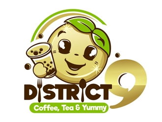 District 9 logo design by veron