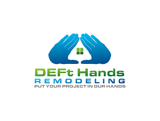 DEFt Hands Remodeling logo design by Republik