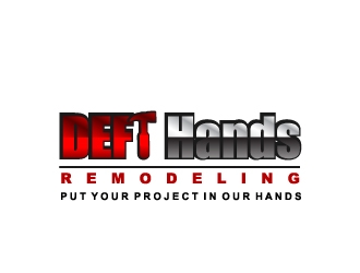 DEFt Hands Remodeling logo design by samuraiXcreations