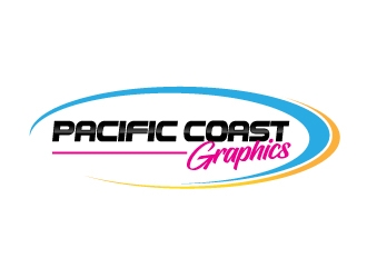 Pacific Coast Graphics logo design by jaize