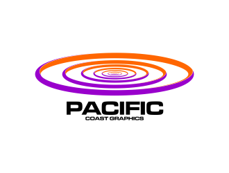 Pacific Coast Graphics logo design by qqdesigns