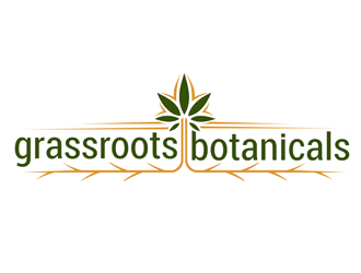 grassroots botanicals  logo design by megalogos