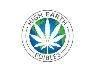 high earth edibles logo design by lexipej