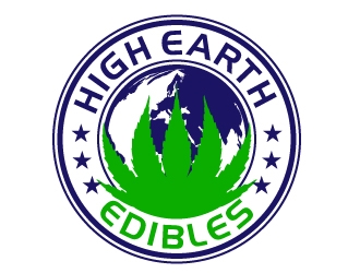 high earth edibles logo design by nexgen