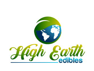 high earth edibles logo design by tec343