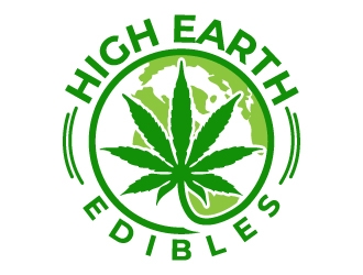 high earth edibles logo design by jaize