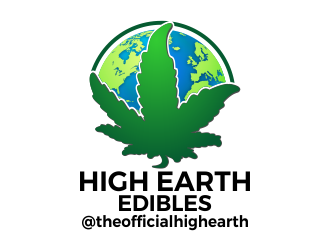 high earth edibles logo design by kopipanas