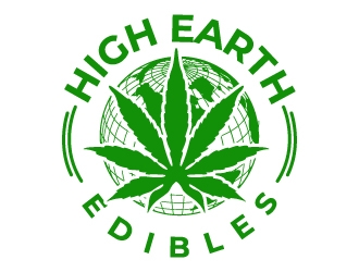 high earth edibles logo design by jaize