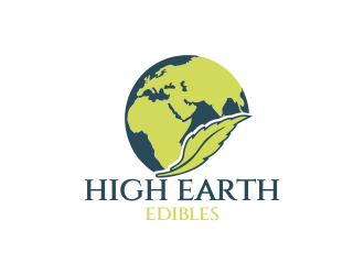 high earth edibles logo design by Greenlight