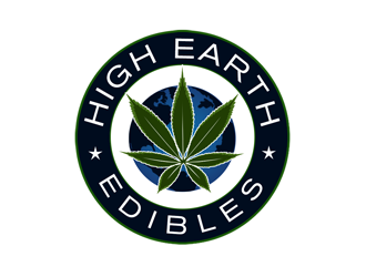 high earth edibles logo design by kunejo
