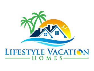 Lifestyle Vacation Homes logo design by jaize