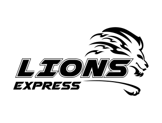 LIONS EXPRESS  logo design by cikiyunn