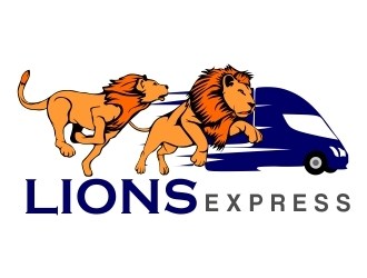 LIONS EXPRESS  logo design by mckris