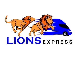 LIONS EXPRESS  logo design by mckris