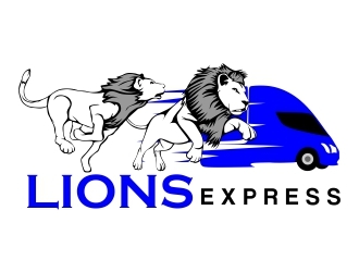 LIONS EXPRESS  logo design by mckris
