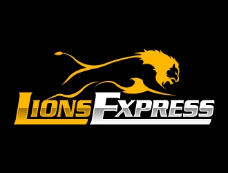 LIONS EXPRESS  logo design by Dddirt