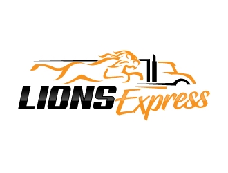 LIONS EXPRESS  logo design by jaize