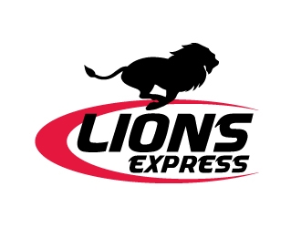 LIONS EXPRESS  logo design by ORPiXELSTUDIOS
