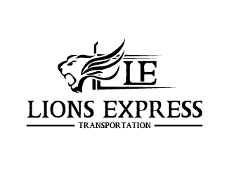 LIONS EXPRESS  logo design by grea8design