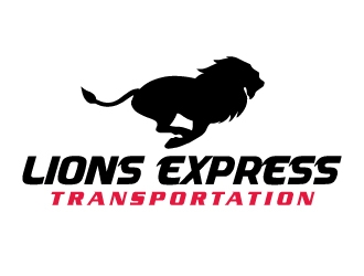 LIONS EXPRESS  logo design by ORPiXELSTUDIOS