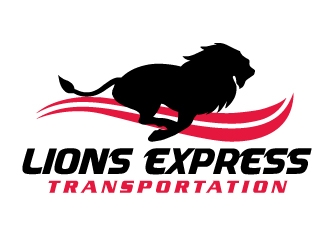 LIONS EXPRESS  logo design by ORPiXELSTUDIOS