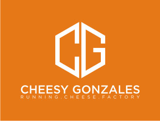CHEESY GONZALES - running.cheese.factory logo design by dewipadi