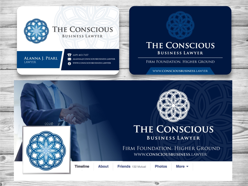 The Conscious Business Lawyer logo design by jaize