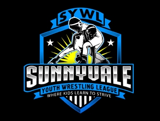 Sunnyvale Youth Wrestling League logo design by DreamLogoDesign