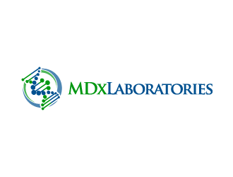 MDx Laboratories logo design by pencilhand