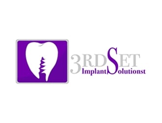 3rdSet Implant Solutions logo design by rikFantastic