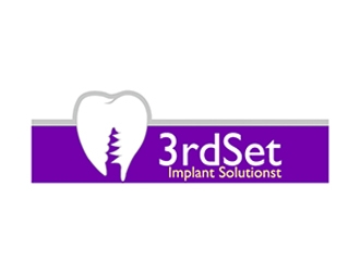 3rdSet Implant Solutions logo design by rikFantastic