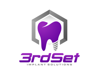 3rdSet Implant Solutions logo design by ekitessar