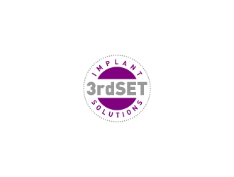 3rdSet Implant Solutions logo design by hwkomp