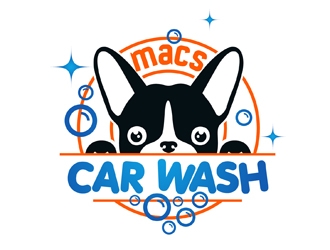 Macs car wash logo design by DreamLogoDesign