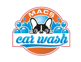 Macs car wash logo design by shere