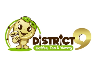 District 9 logo design by veron