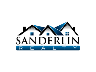 Sanderlin Realty logo design by pakNton