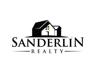 Sanderlin Realty logo design by Eliben