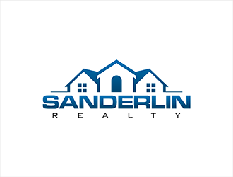 Sanderlin Realty logo design by hole